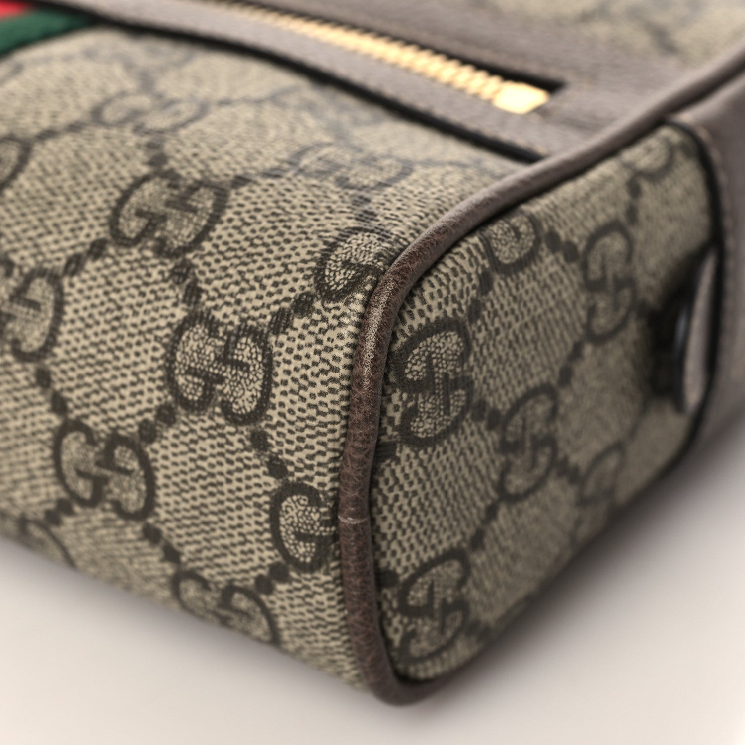 Gucci GG Supreme Monogram Web Small Ophidia Belt Bag 75 30 Dark Brown 9 of 9