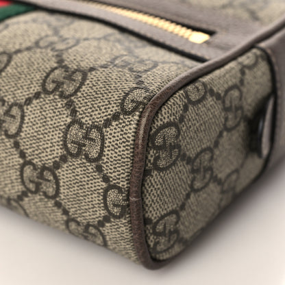 Gucci GG Supreme Monogram Web Small Ophidia Belt Bag 75 30 Dark Brown 9 of 9