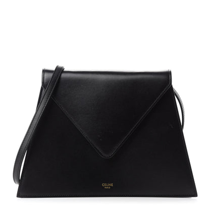 Celine Smooth Calfskin Edwige Shoulder Bag Black 1 of 9