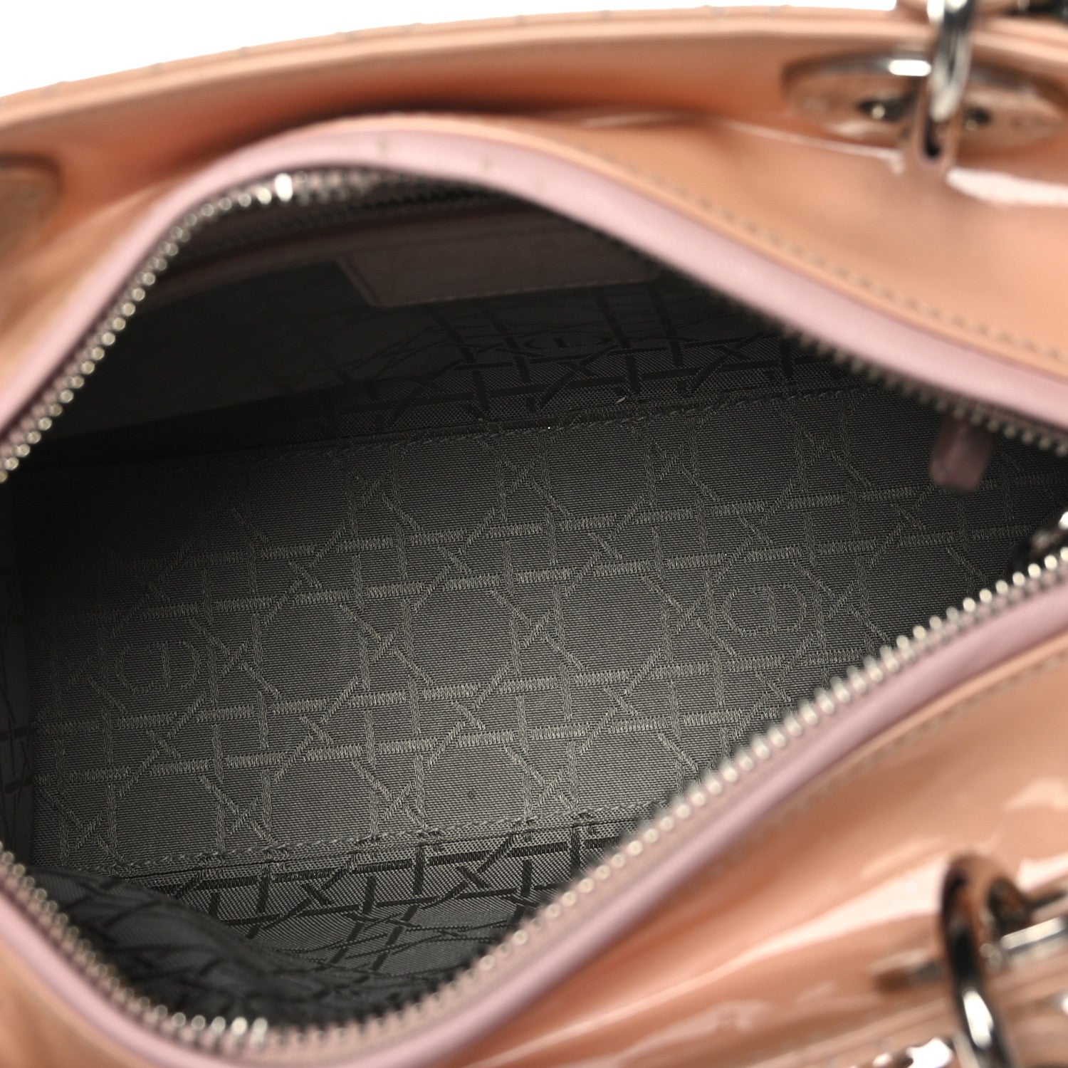Christian Dior Patent Cannage Medium Lady Dior Light Pink 5 of 11