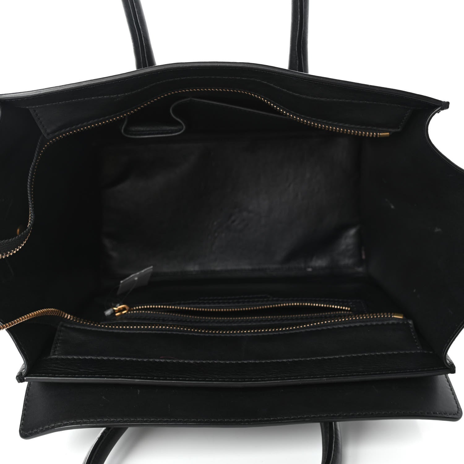 Celine Smooth Calfskin Mini Luggage Black 4 of 4