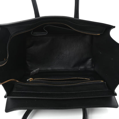 Celine Smooth Calfskin Mini Luggage Black 4 of 4