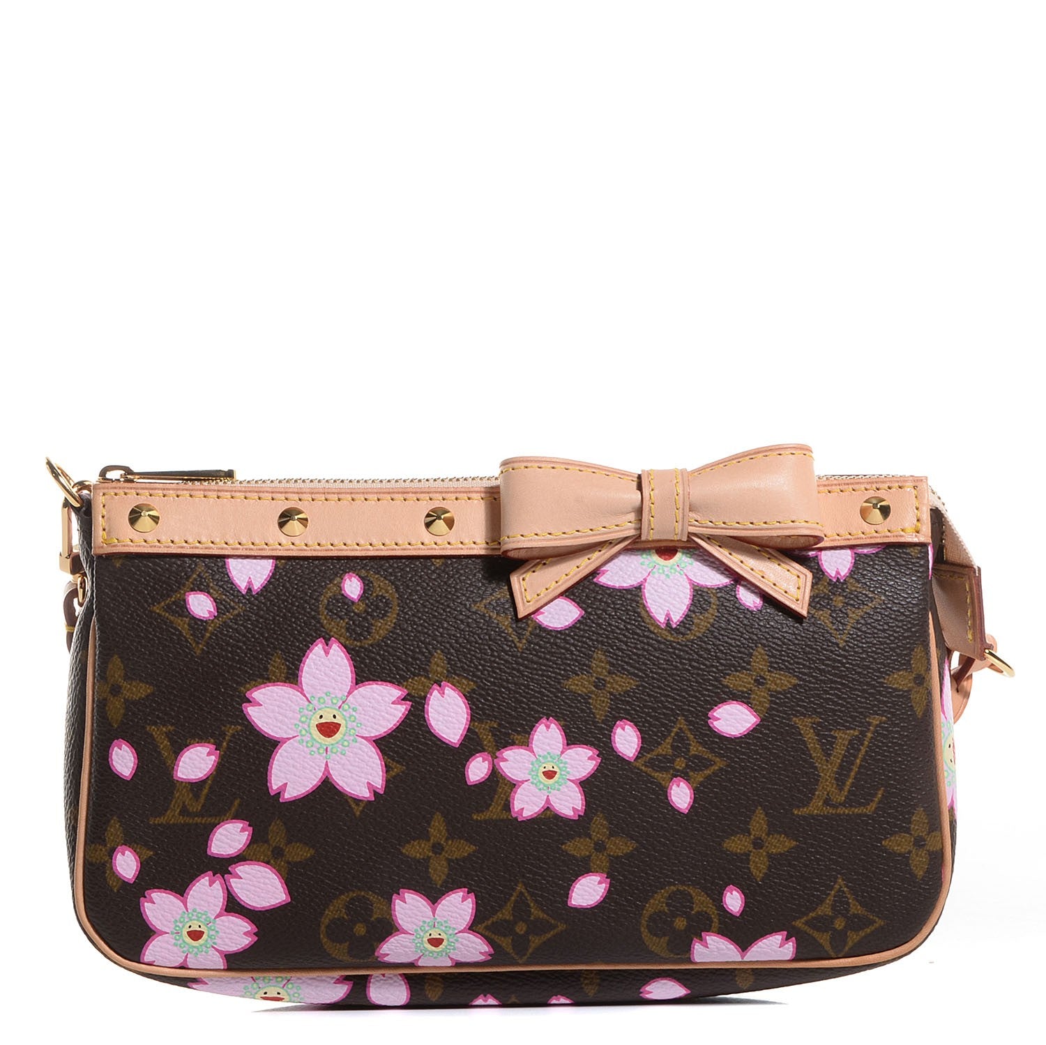 Louis Vuitton Monogram Cherry Blossom Pochette Accessories Brown 1 of 7