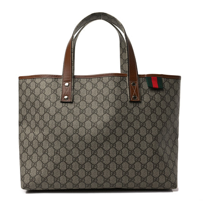 Gucci GG Plus Monogram Medium Signature Web Loop Tote Brown 1 of 8
