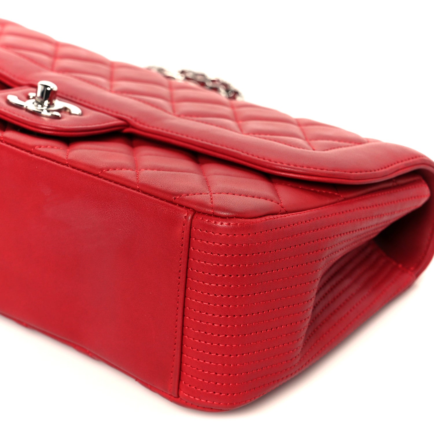 Chanel Lambskin Medium Coco Rider Flap Red 11 of 11