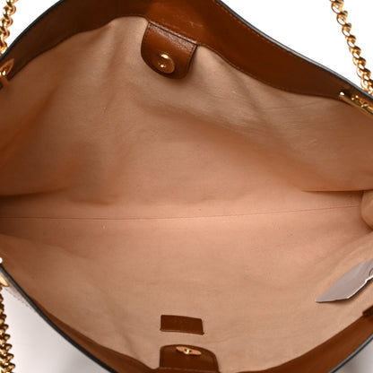 Gucci Calfskin Large Rajah Chain Tote Cuir 6 of 13