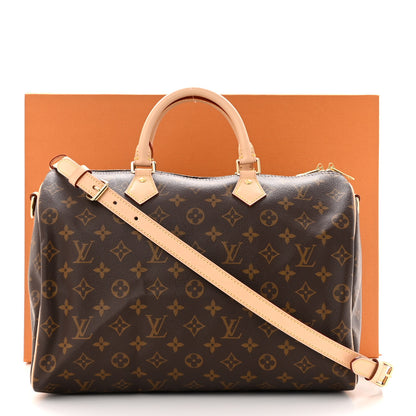 Louis Vuitton Monogram Speedy Bandouliere 35 11 of 11