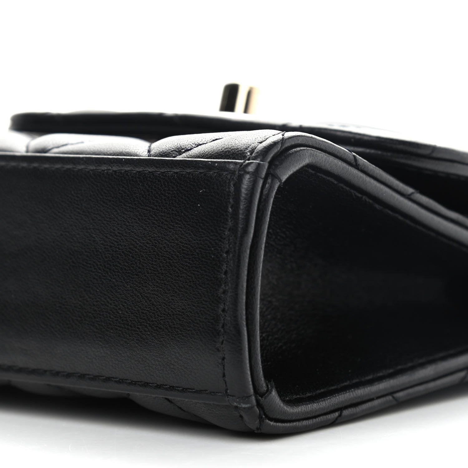 Chanel Lambskin Quilted Mini Trendy CC Chain Wallet Black 10 of 13