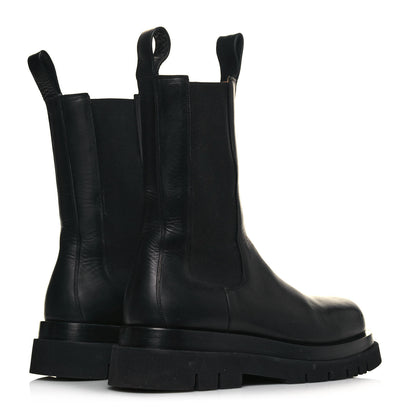 Bottega Veneta Calfskin Mens The Lug Chelsea 55mm Boots 42 Black 4 of 9