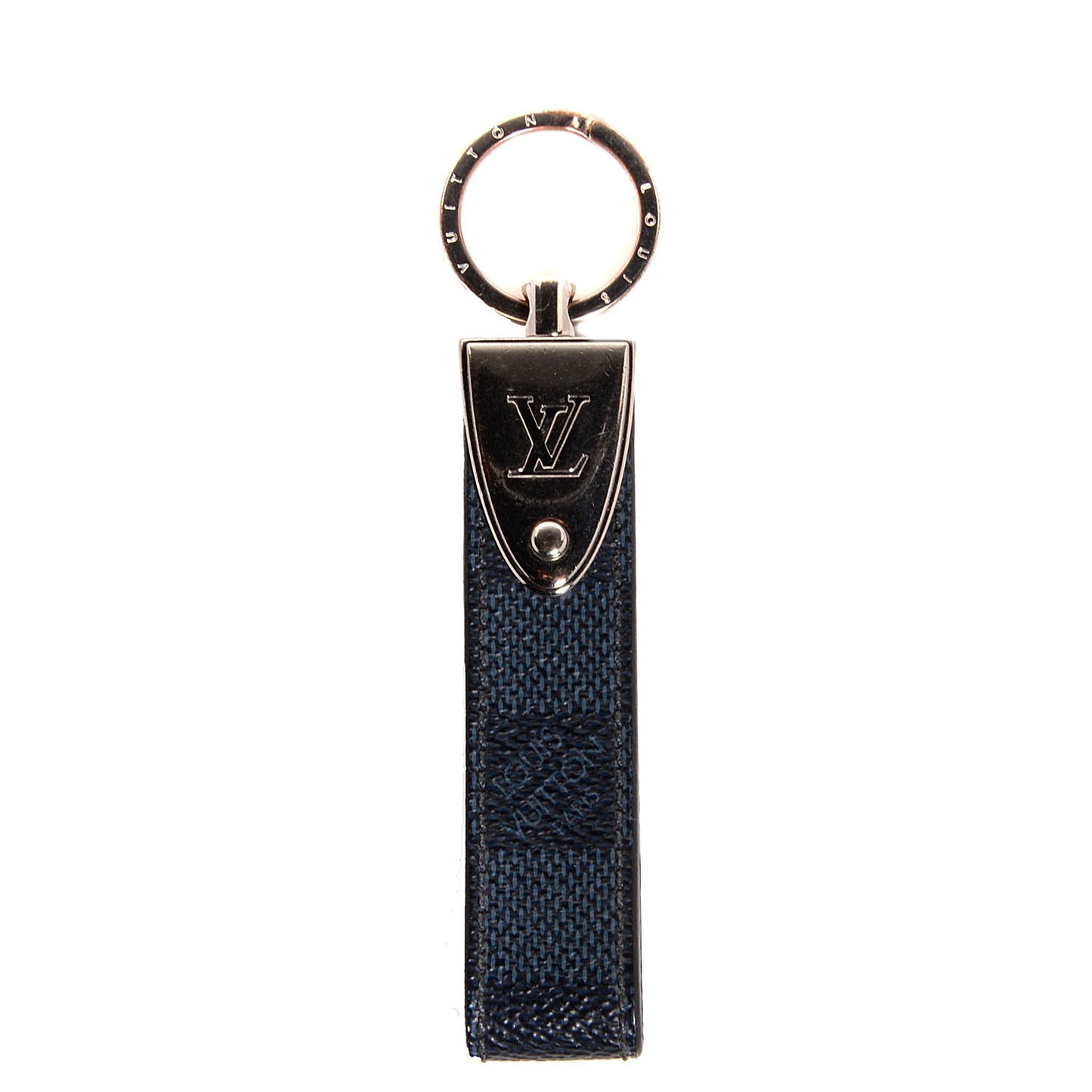 Damier Cobalt Dragonne LV Key Holder