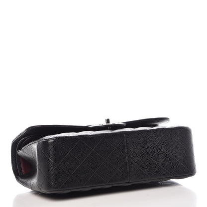 Chanel Caviar Quilted Jumbo Double Flap Black 4 of 8