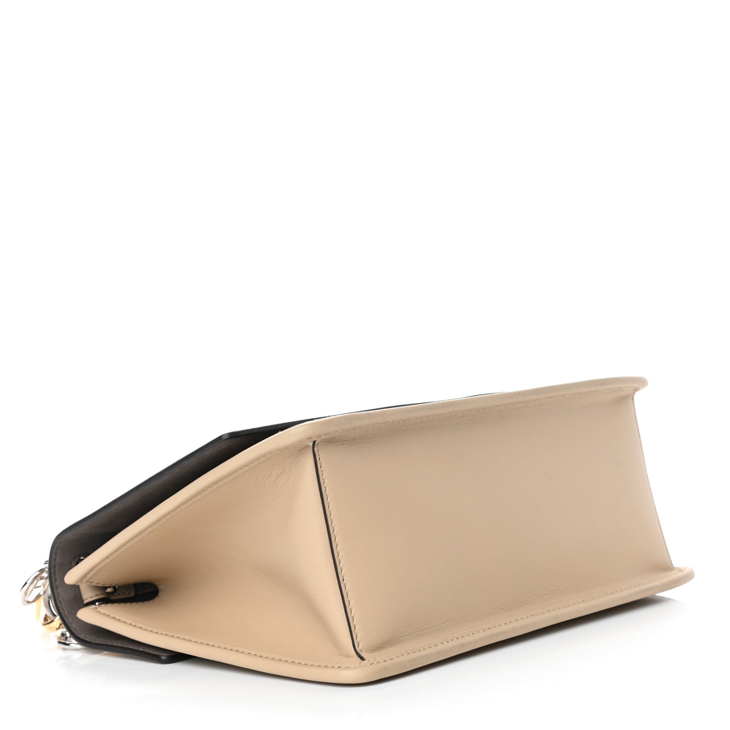 Vitello Century Velvet F is Fendi FF Kan I Shoulder Bag Tobacco Amido