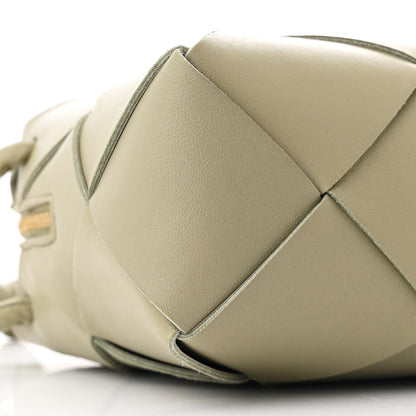 Bottega Veneta Lambskin Maxi Intrecciato Small Cassette Camera Bag Travertine 8 of 9