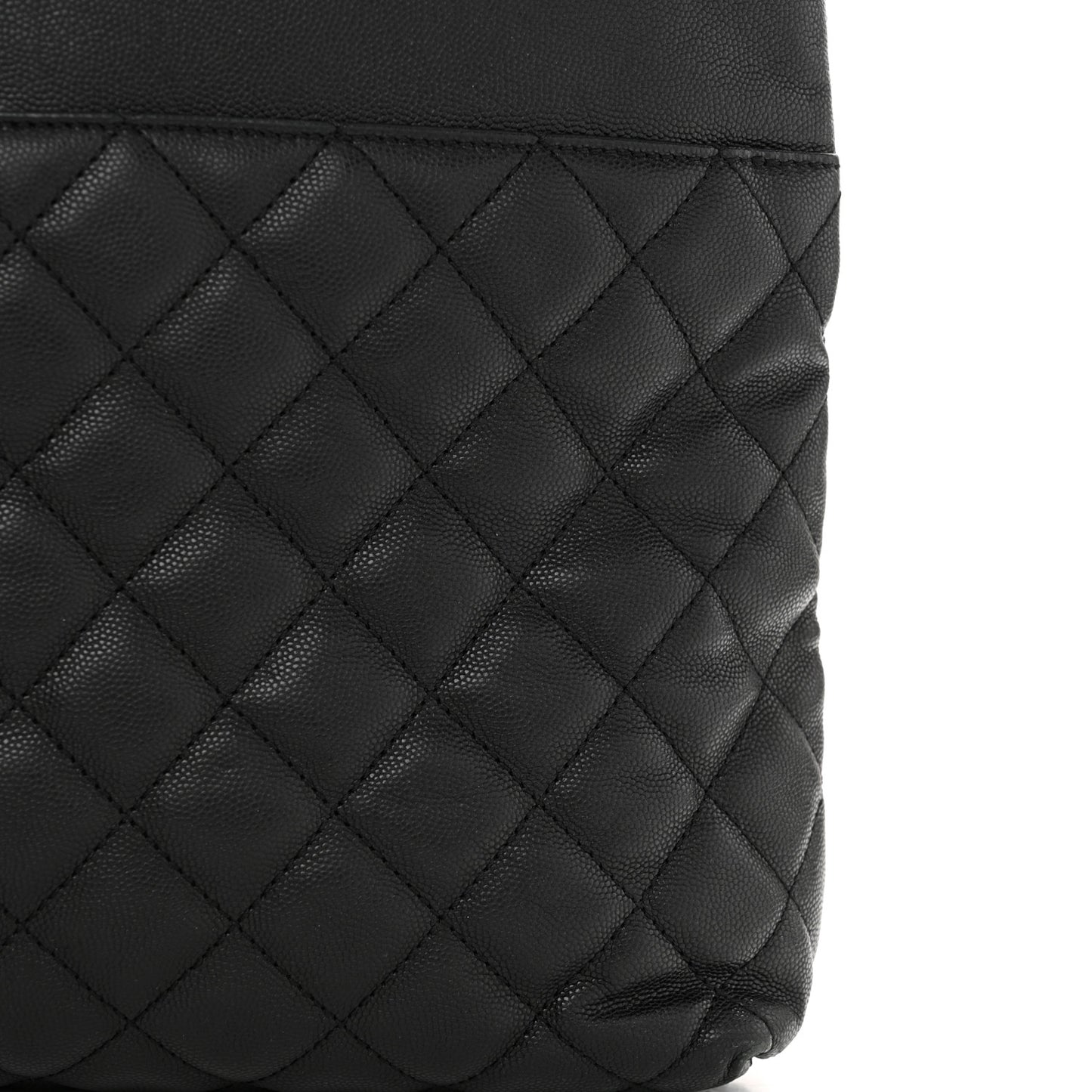 Caviar Quilted Urban Delight Tote Black
