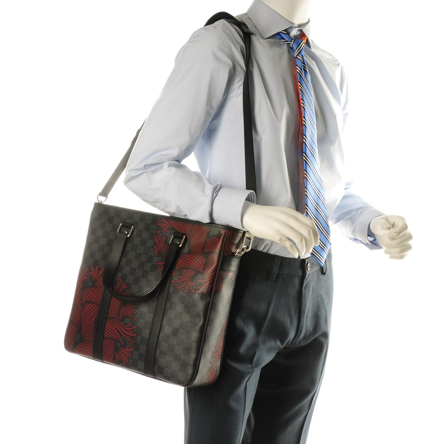 Damier Graphite Rope Tadao Red