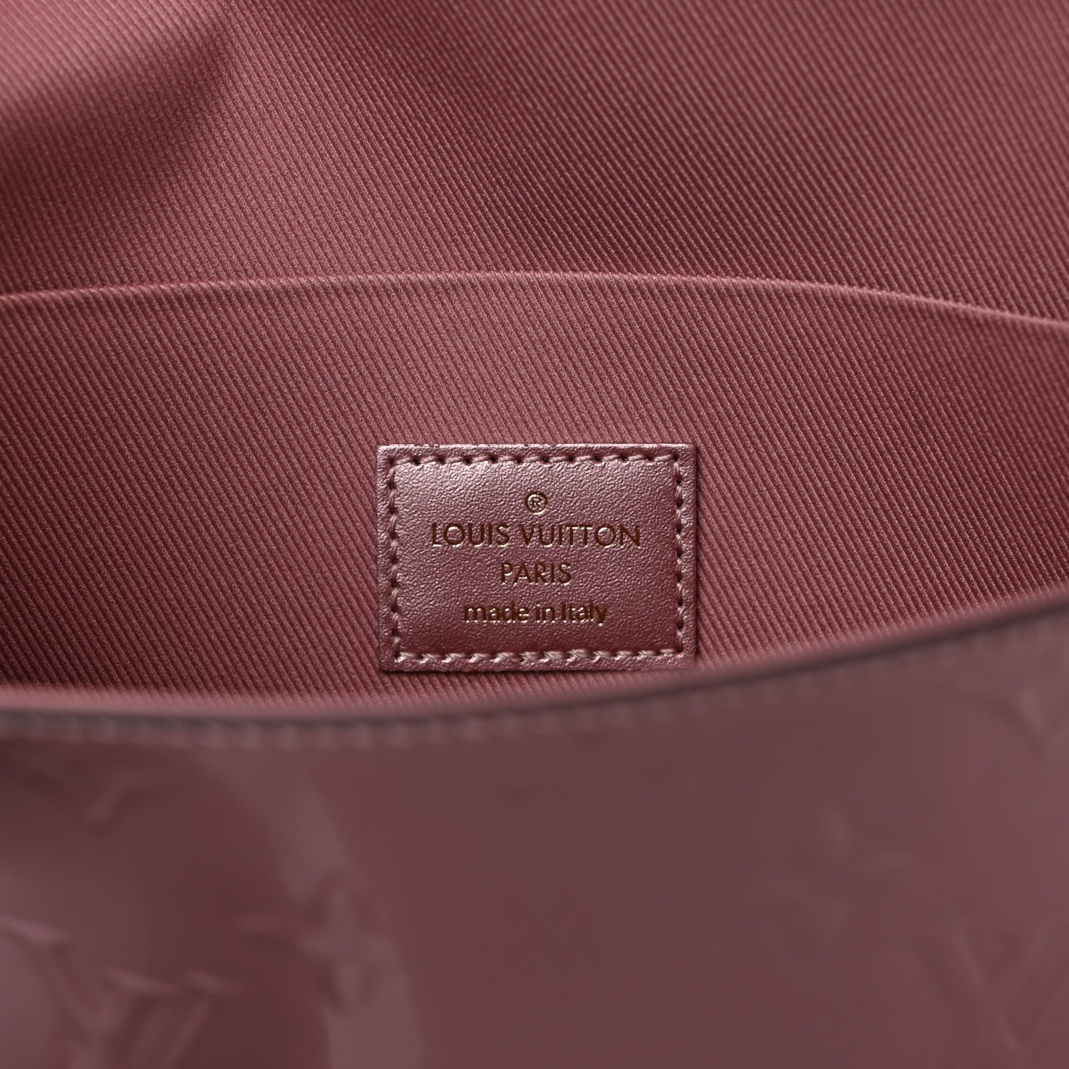 Louis Vuitton Vernis Pochette Felicie Chain Wallet Metallic Pale Pink 7 of 9