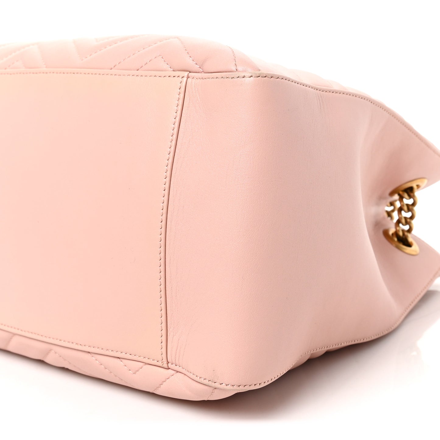 Calfskin Matelasse Medium GG Marmont Shoulder Tote Bag Perfect Pink