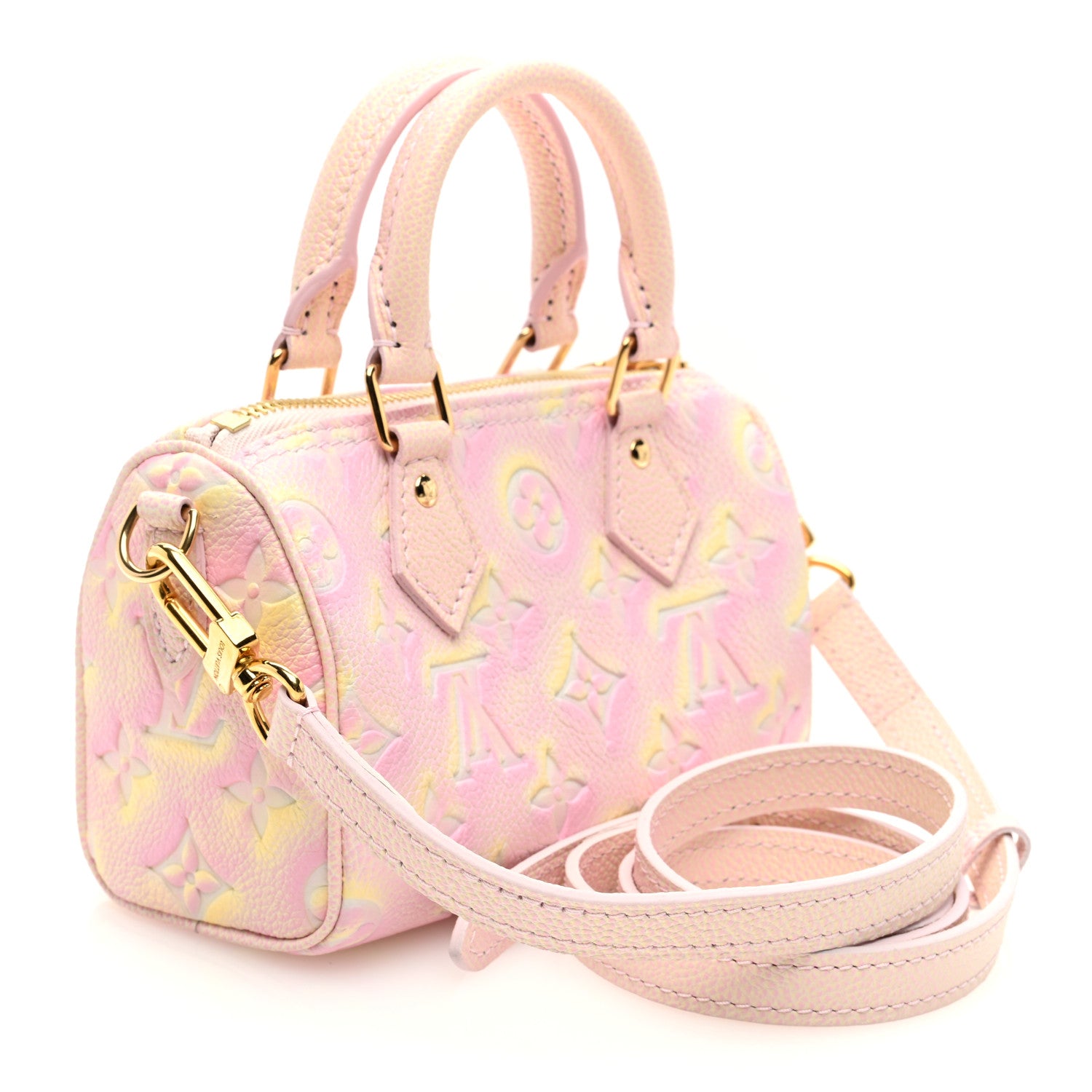 Louis Vuitton Empreinte Monogram Summer Stardust Nano Speedy Pink 3 of 9