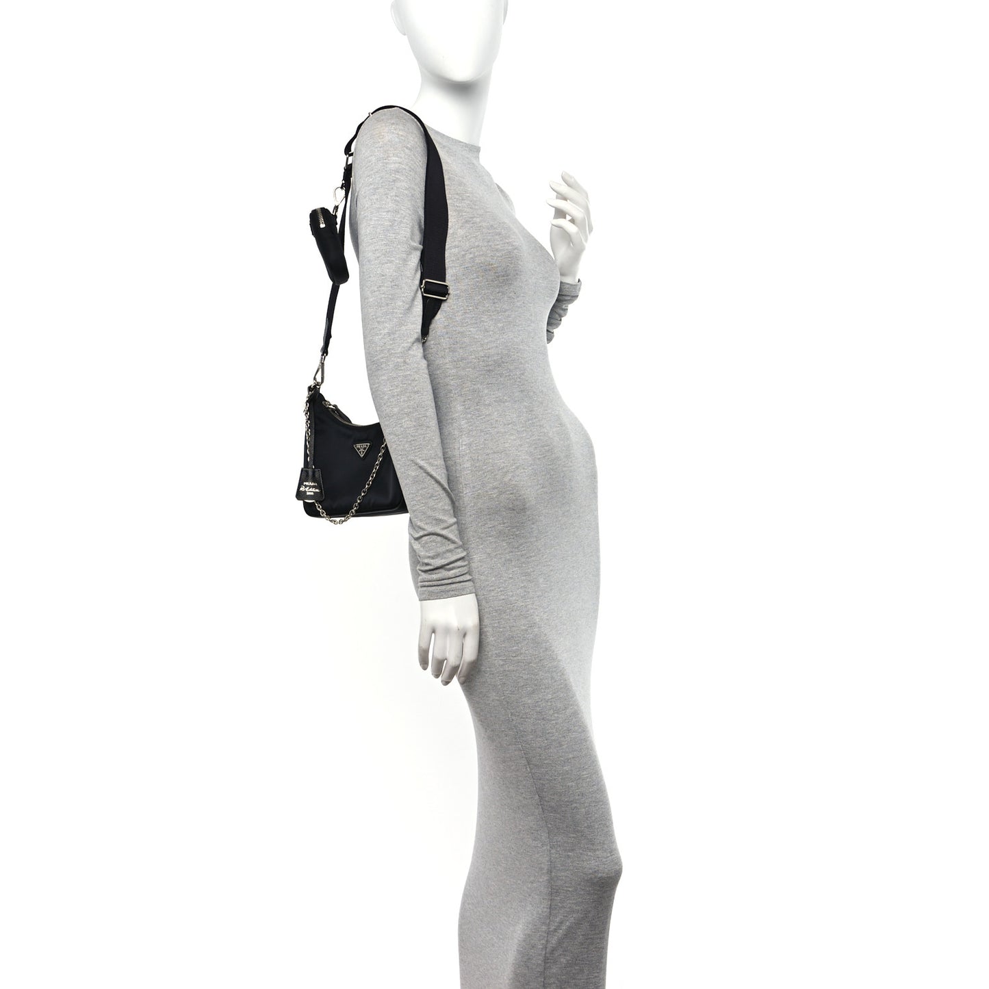 Nylon Re-Edition 2005 Shoulder Bag Black