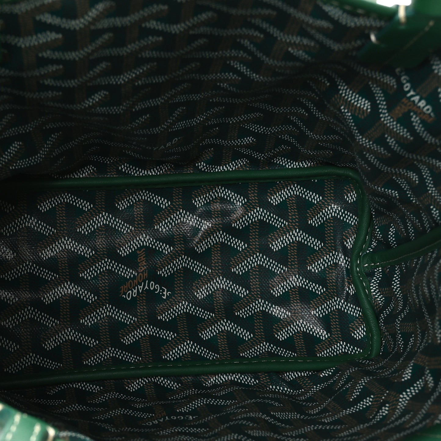 Goyardine Reversible Mini Anjou Green