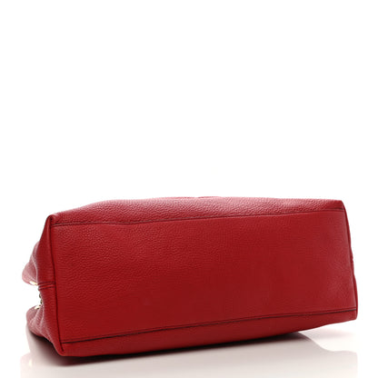 Gucci Cellarius Calfskin Medium Soho Chain Shoulder Bag Vibrant Red 4 of 14