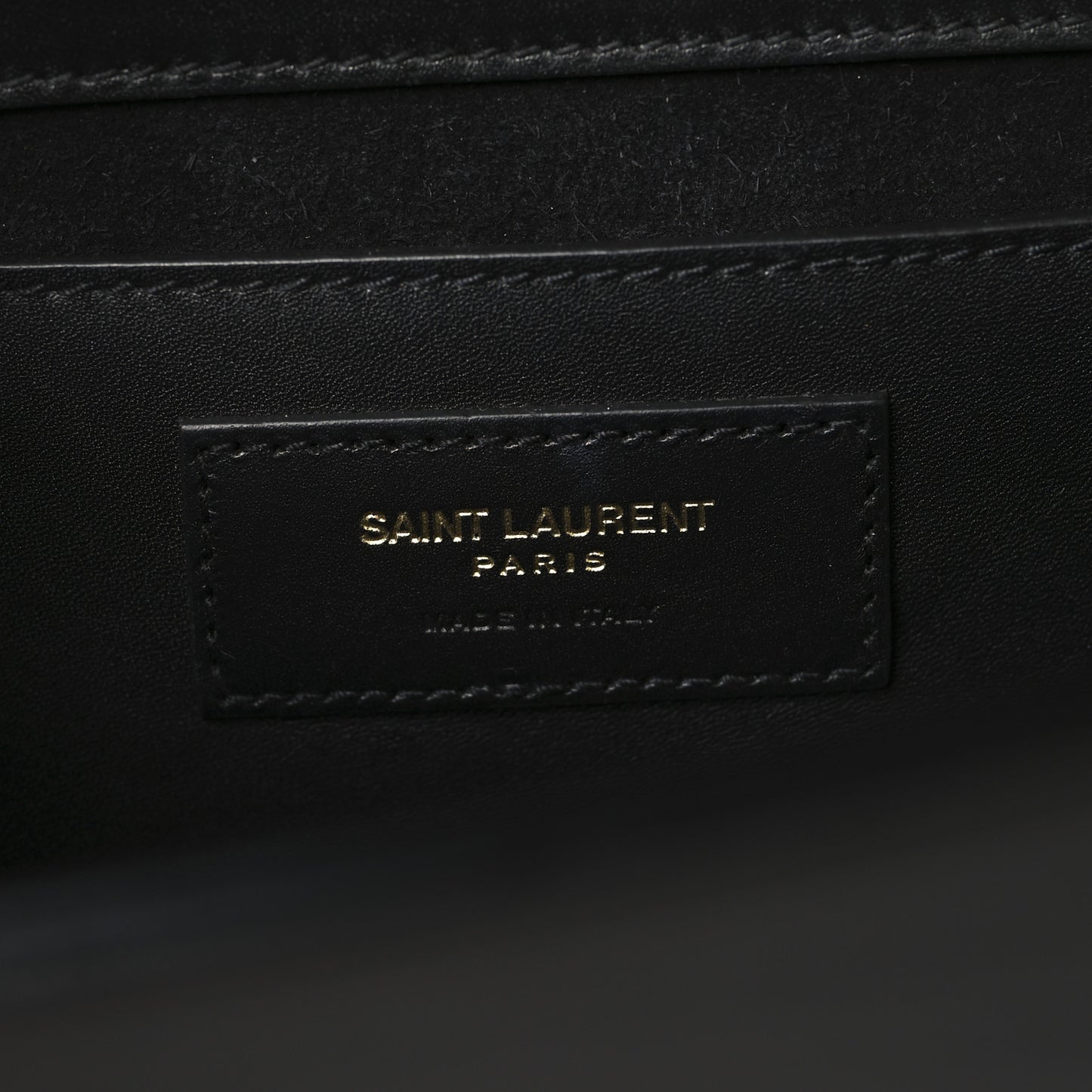 Smooth Calfskin Medium Classic Monogram Kate Tassel Satchel Black