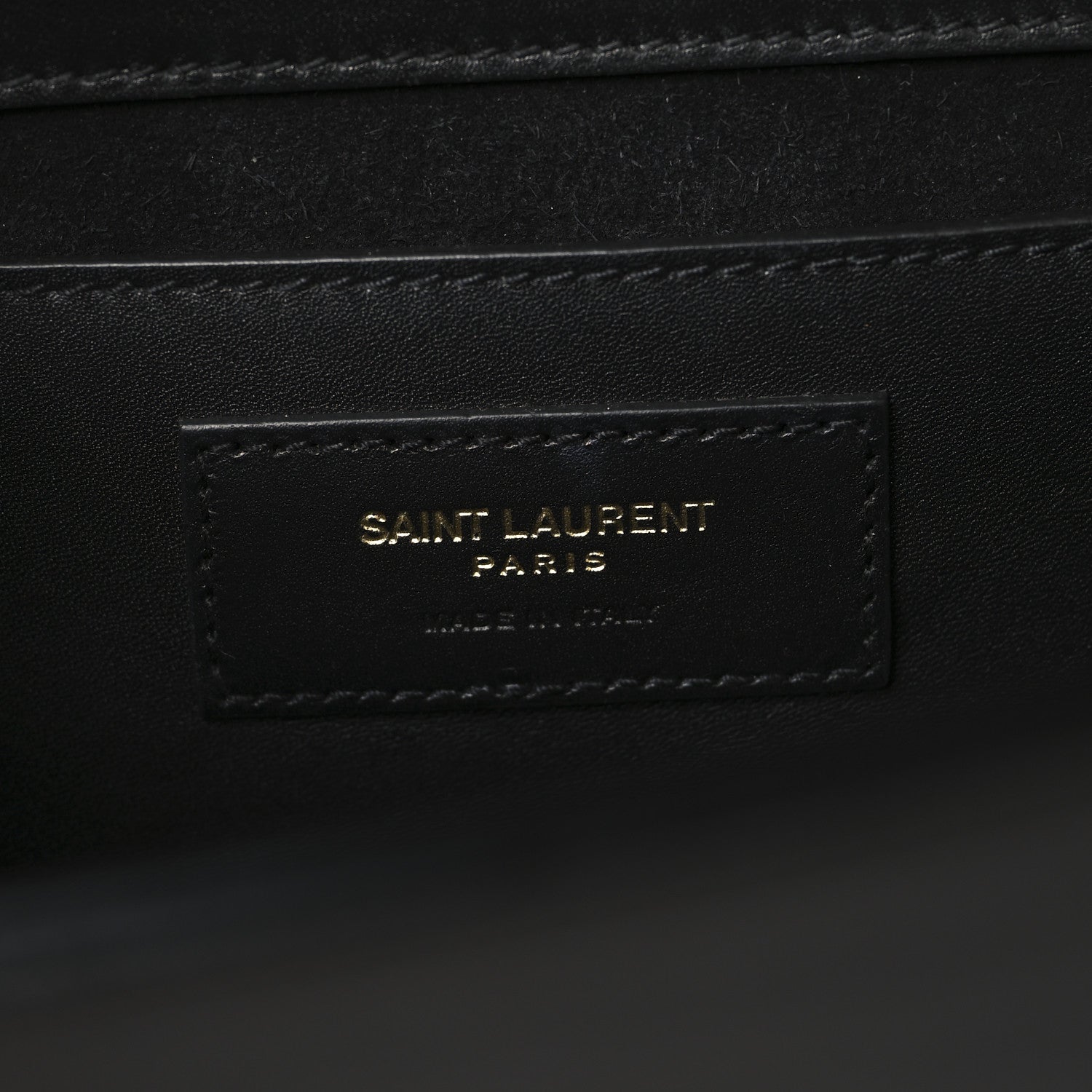 Saint Laurent Smooth Calfskin Medium Classic Monogram Kate Tassel Satchel Black 6 of 9