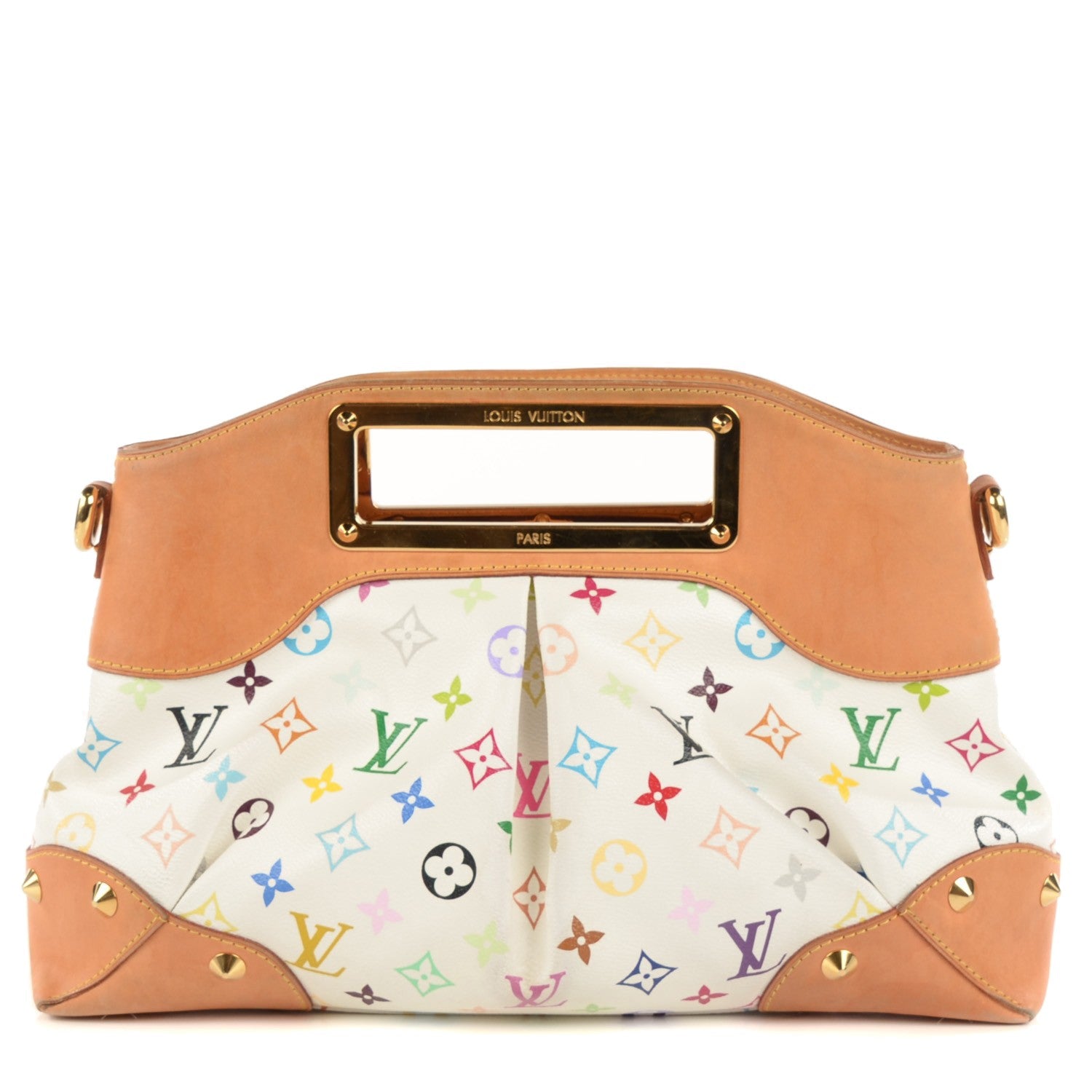 Louis Vuitton Monogram Multicolor Judy MM White 1 of 12