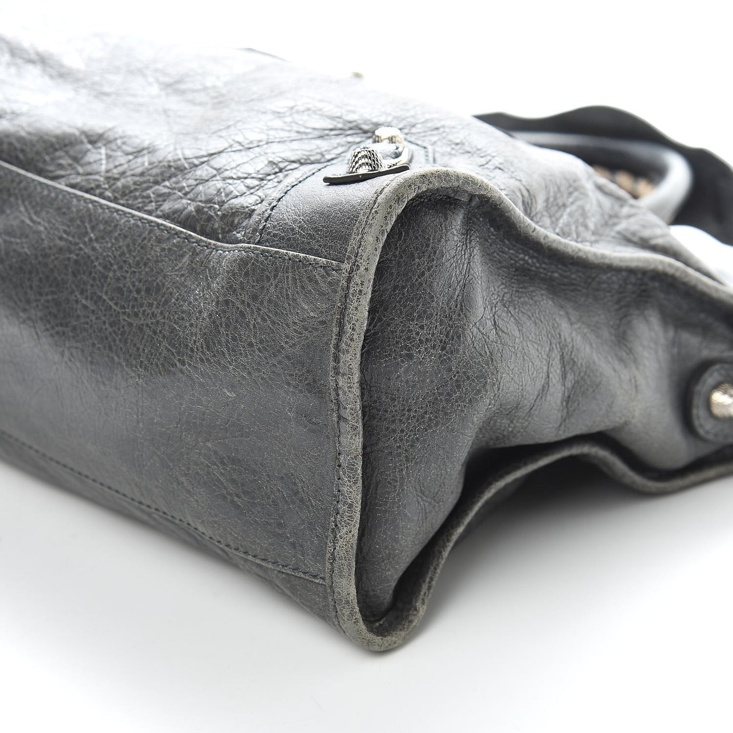 Agneau Giant 12 Silver Hardware City Gris Tarmac