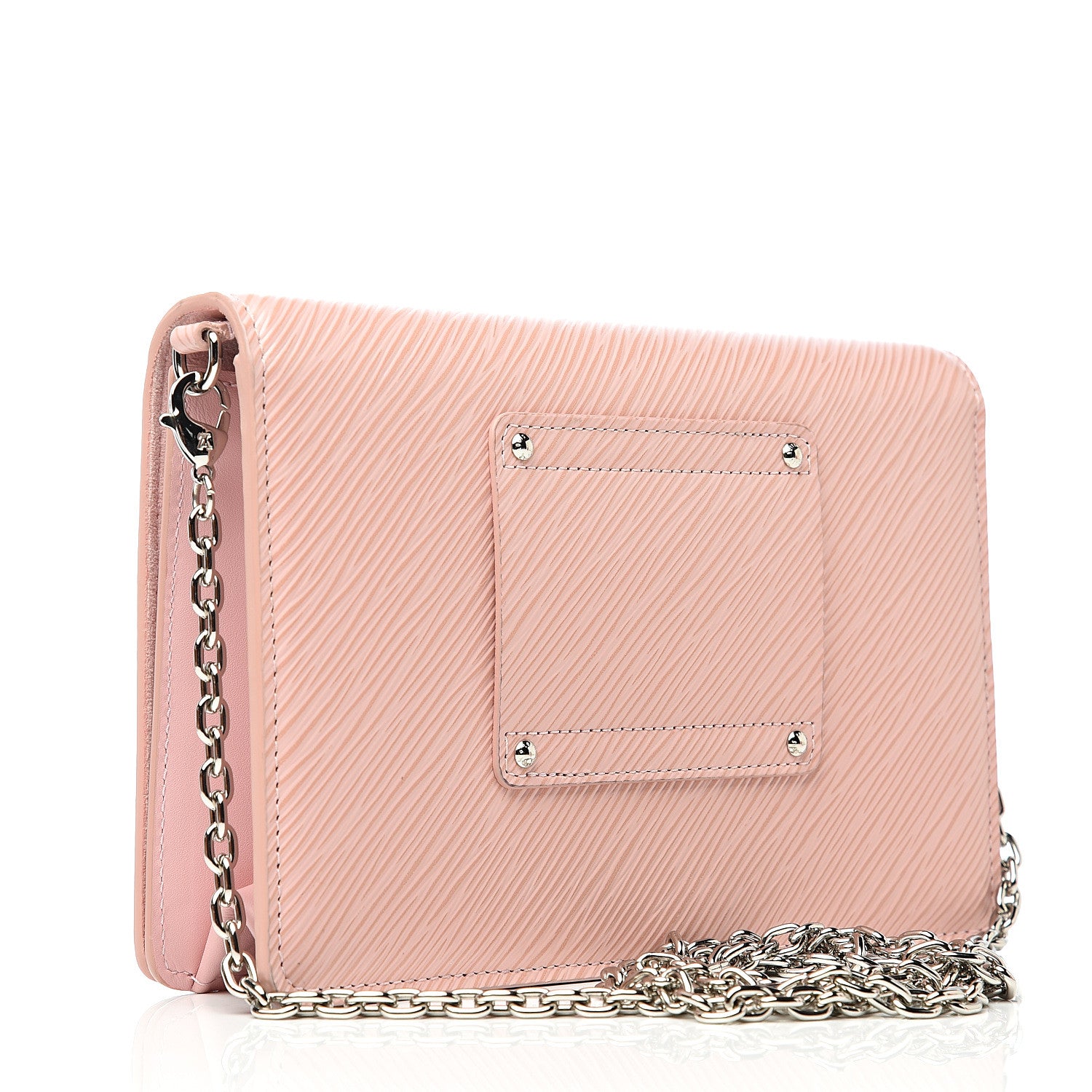 Louis Vuitton Epi Twist Belt Chain Wallet Rose Ballerine 2 of 9