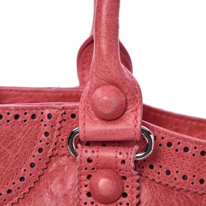 Balenciaga Agneau Giant Brogues Hardware Velo Framboise 11 of 16