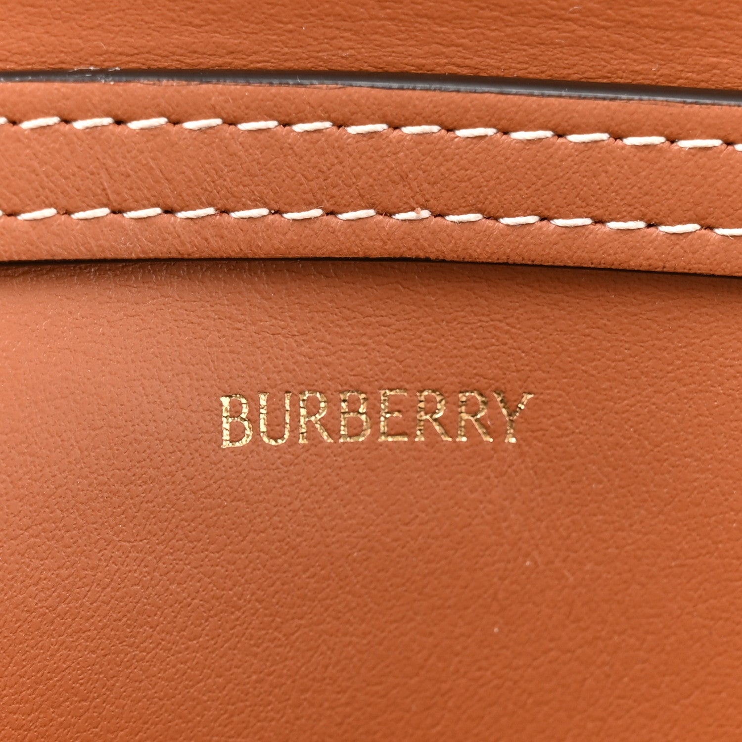 Burberry Canvas Vintage Check Chain Strap Wallet  Sand Beige 7 of 13
