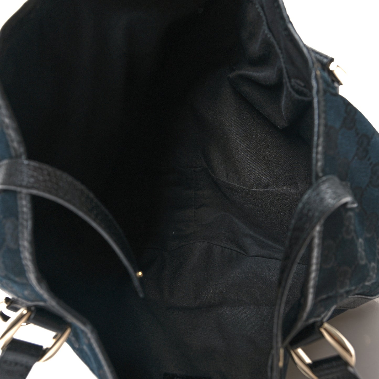 Monogram Medium Abbey Shoulder Bag Black