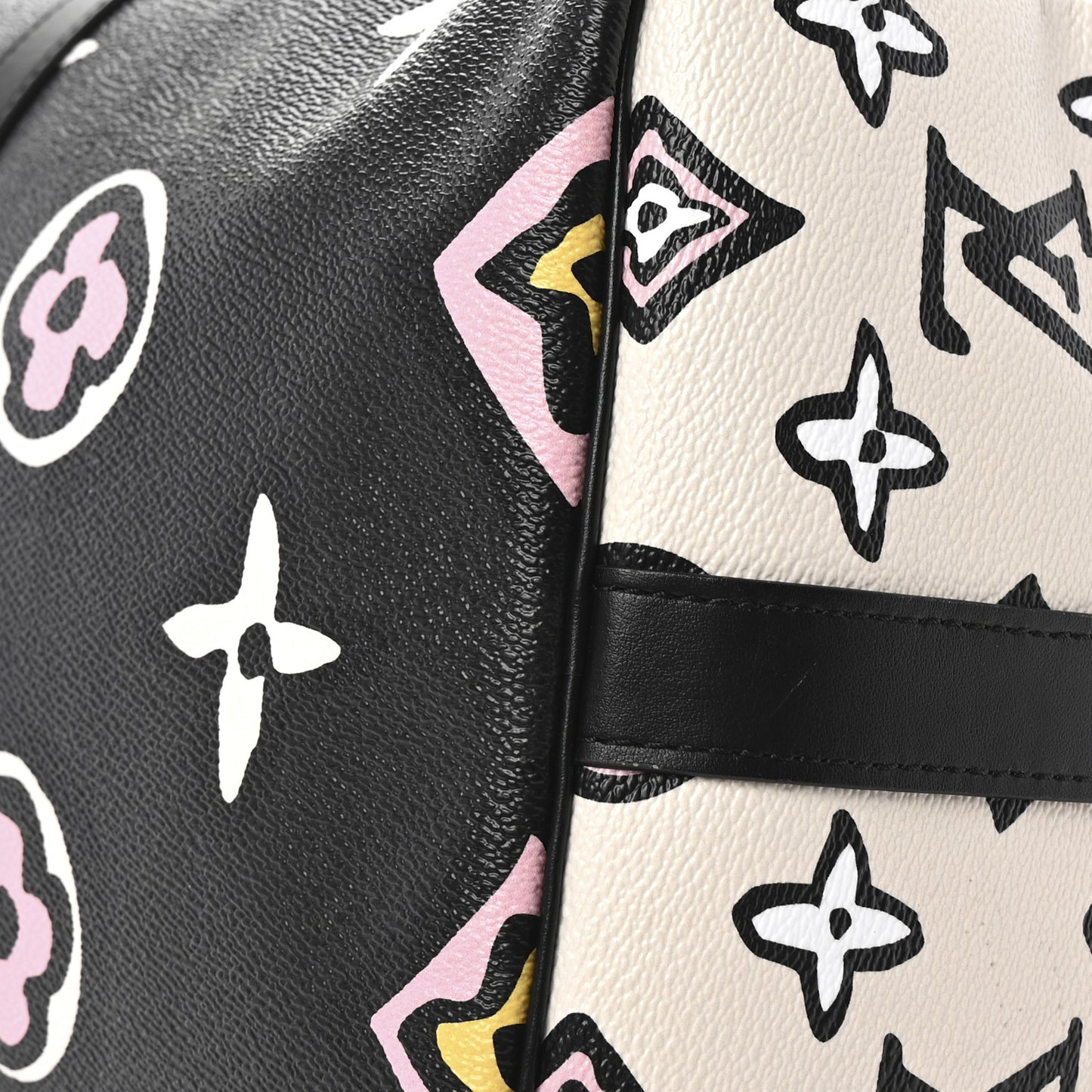 Monogram Giant Wild At Heart Keepall Bandouliere 45 Black