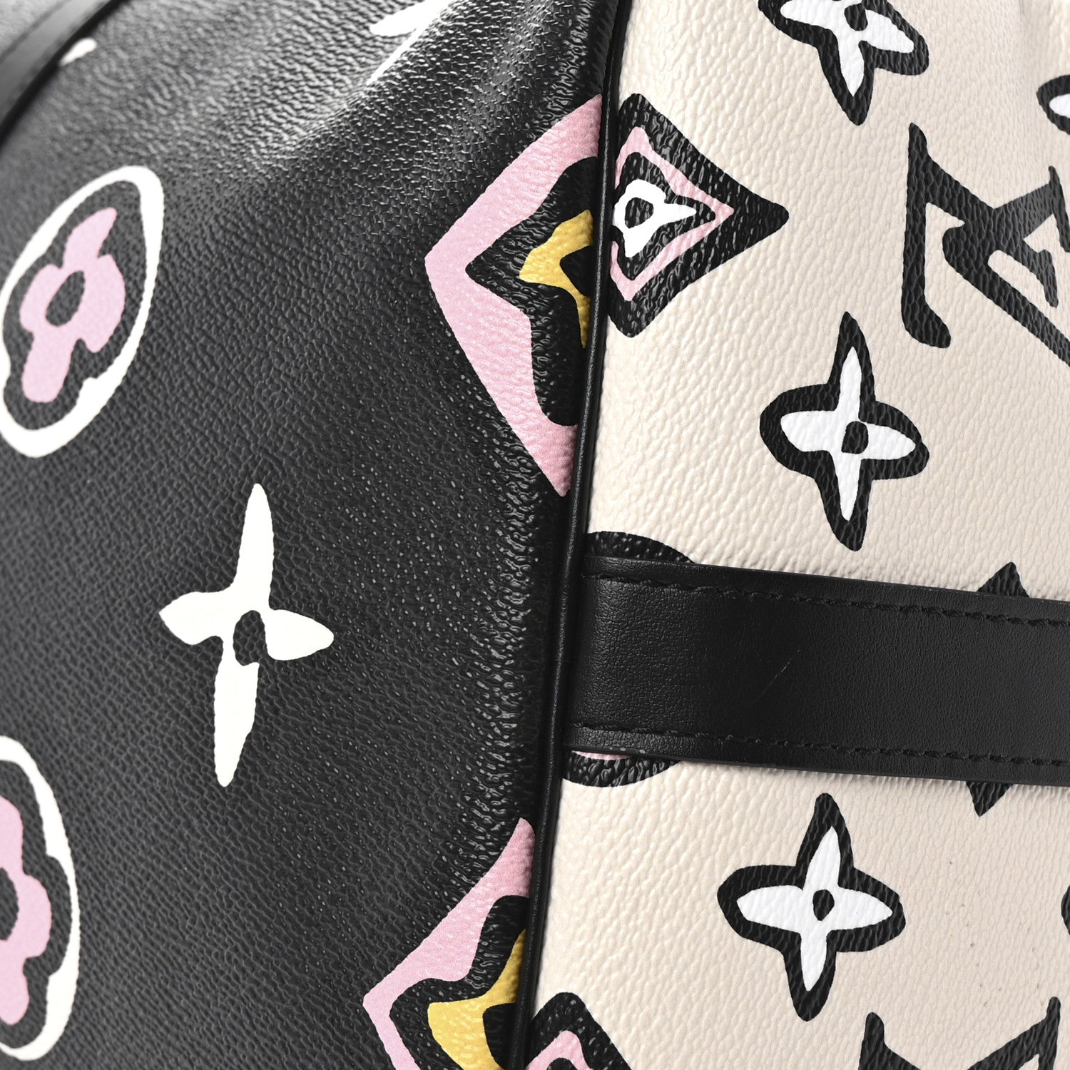 Louis Vuitton Monogram Giant Wild At Heart Keepall Bandouliere 45 Black 8 of 8