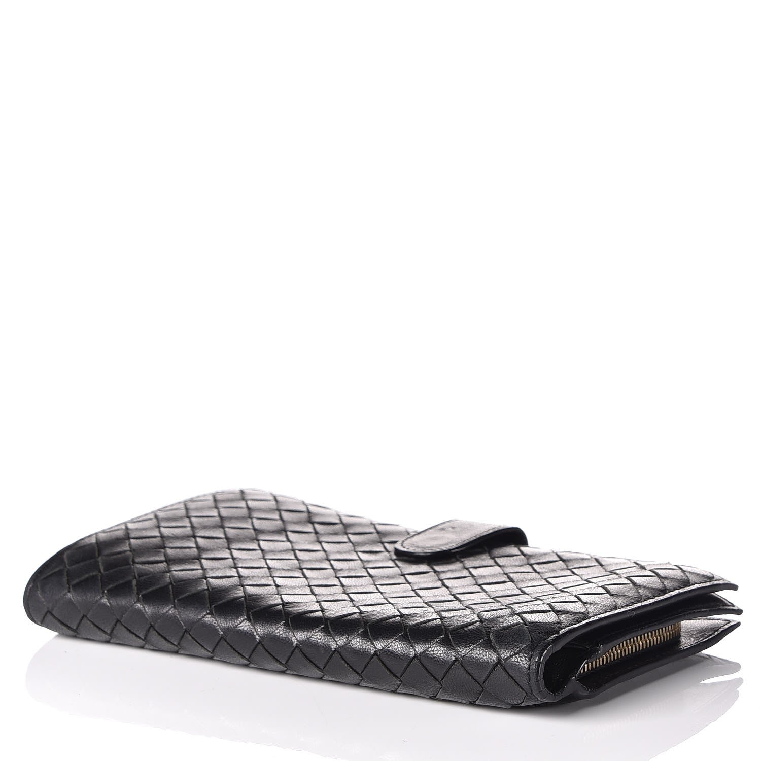 Bottega Veneta Nappa Intrecciato Continental Wallet Black 6 of 15