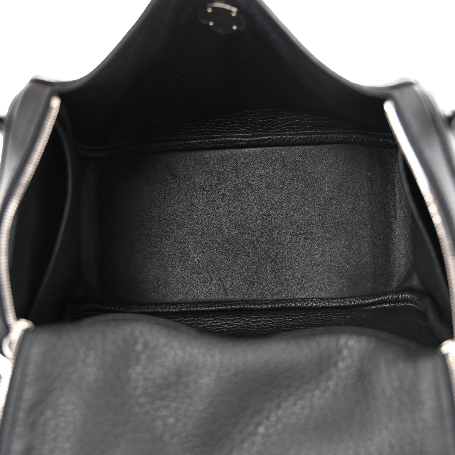 Hermes Taurillon Clemence Lindy 26 Black 5 of 11