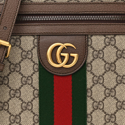 Gucci GG Supreme Monogram Web Small Ophidia Messenger Bag Brown 8 of 13