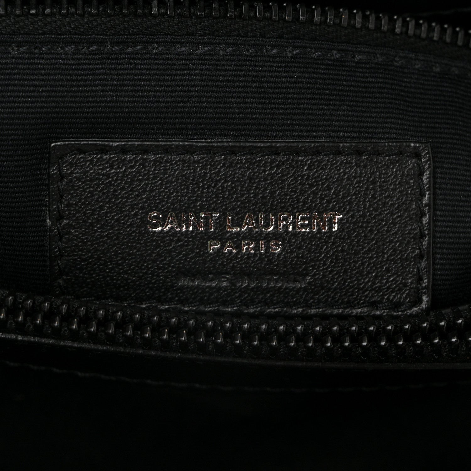 Saint Laurent Calfskin Y Quilted Monogram Medium Loulou Chain Satchel Black 6 of 10