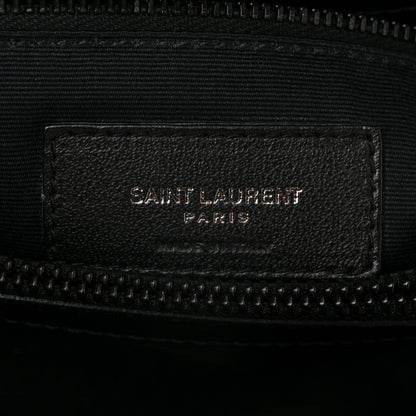 Saint Laurent Calfskin Y Quilted Monogram Medium Loulou Chain Satchel Black 6 of 10