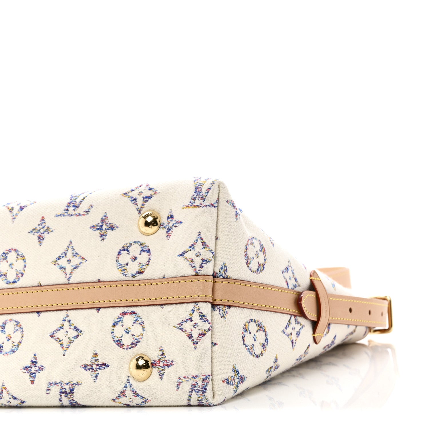Louis Vuitton Monogram Jacquard CarryAll PM Multicolor Beige 11 of 12