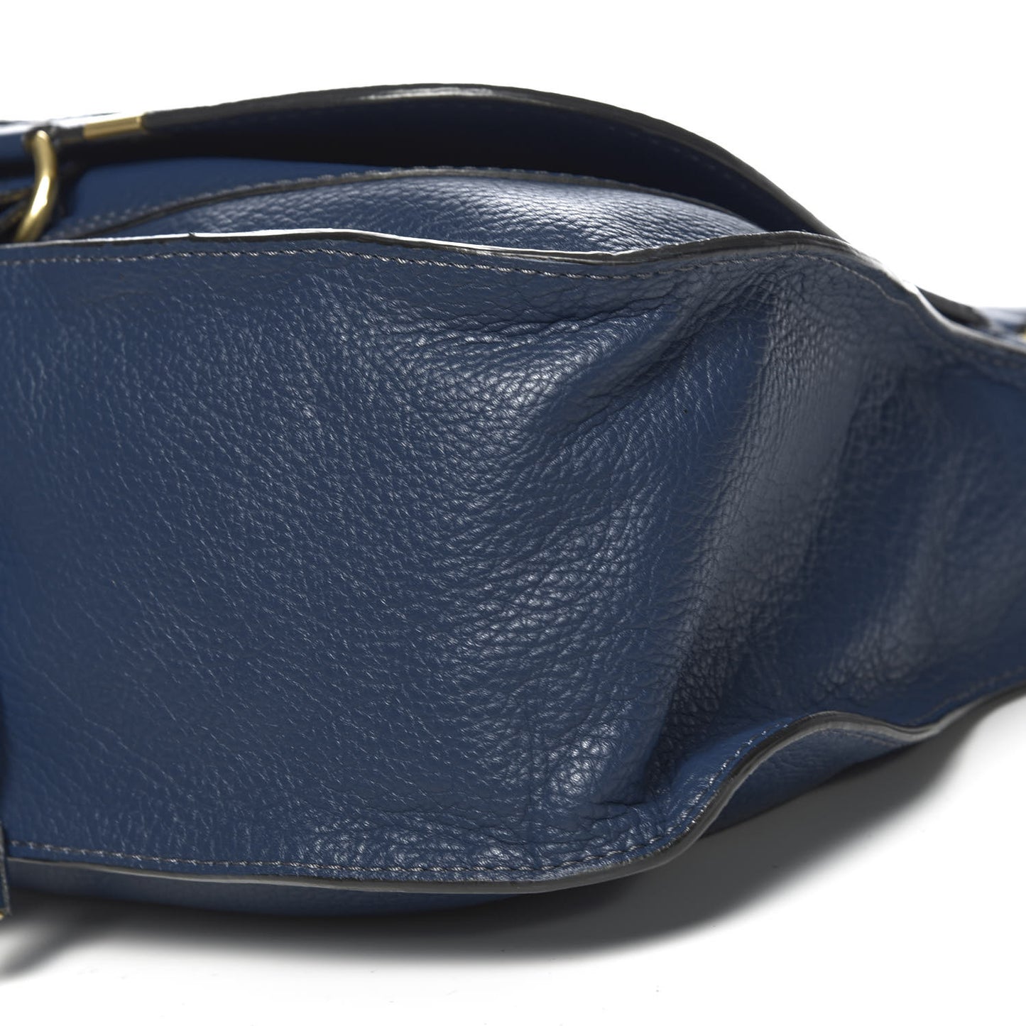 Calfskin Medium Marcie Satchel Royal Navy