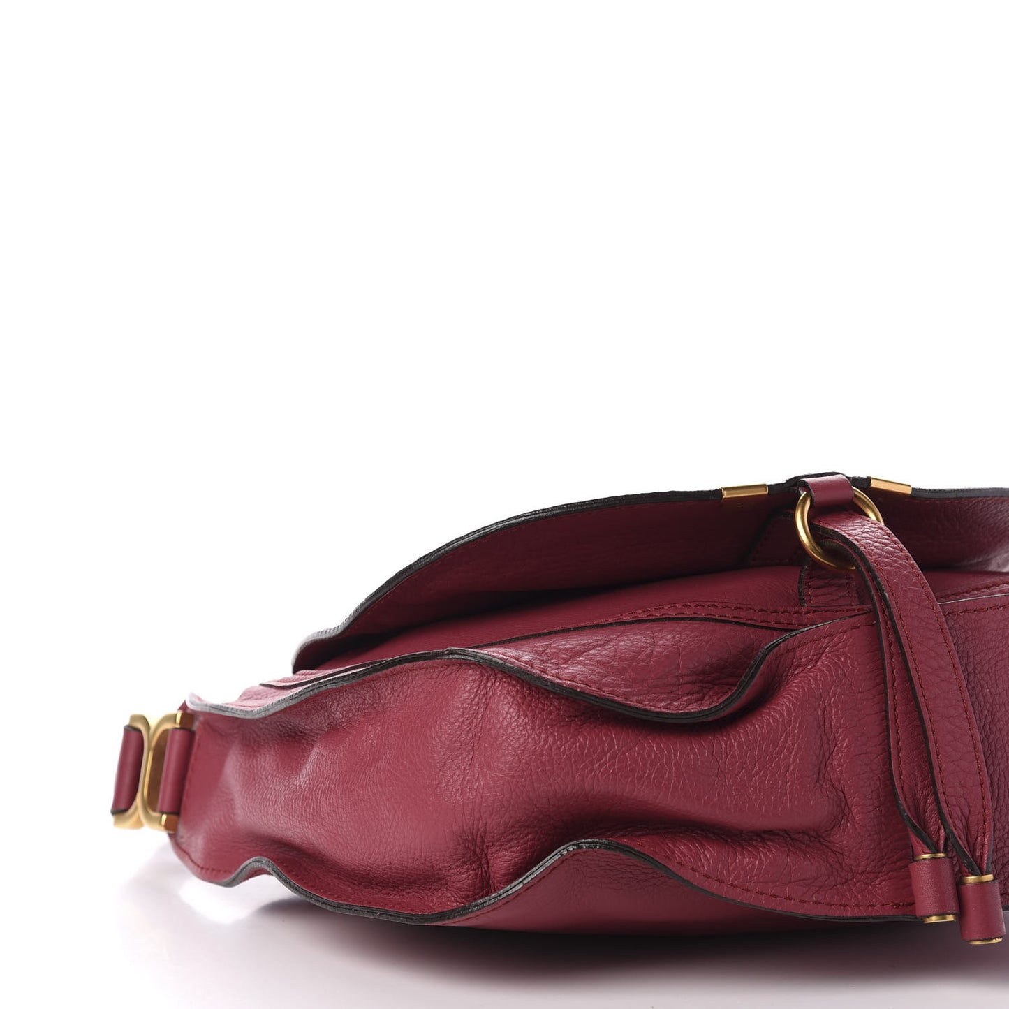 Calfskin Medium Marcie Hobo Peony Red