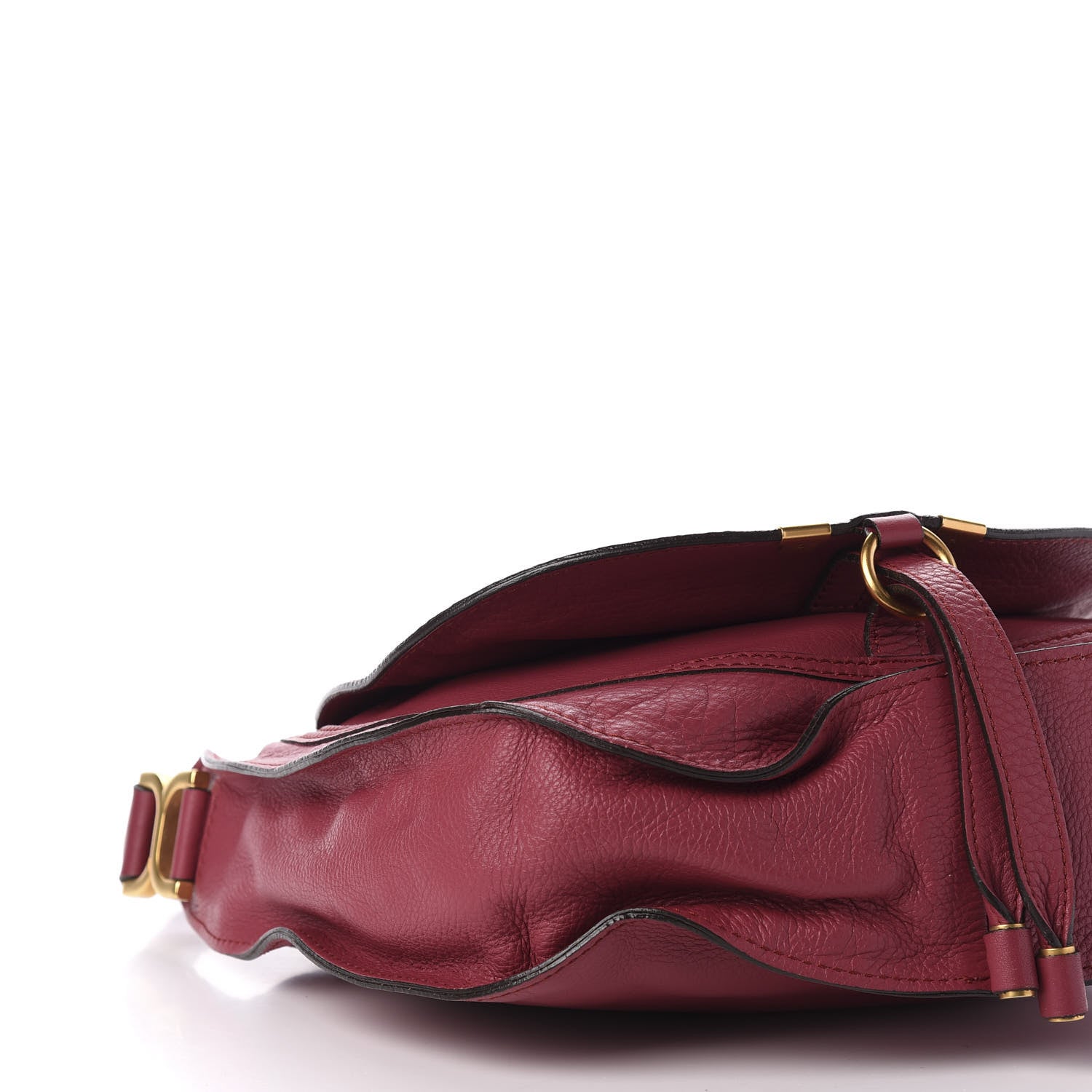 Chloe Calfskin Medium Marcie Hobo Peony Red 6 of 9