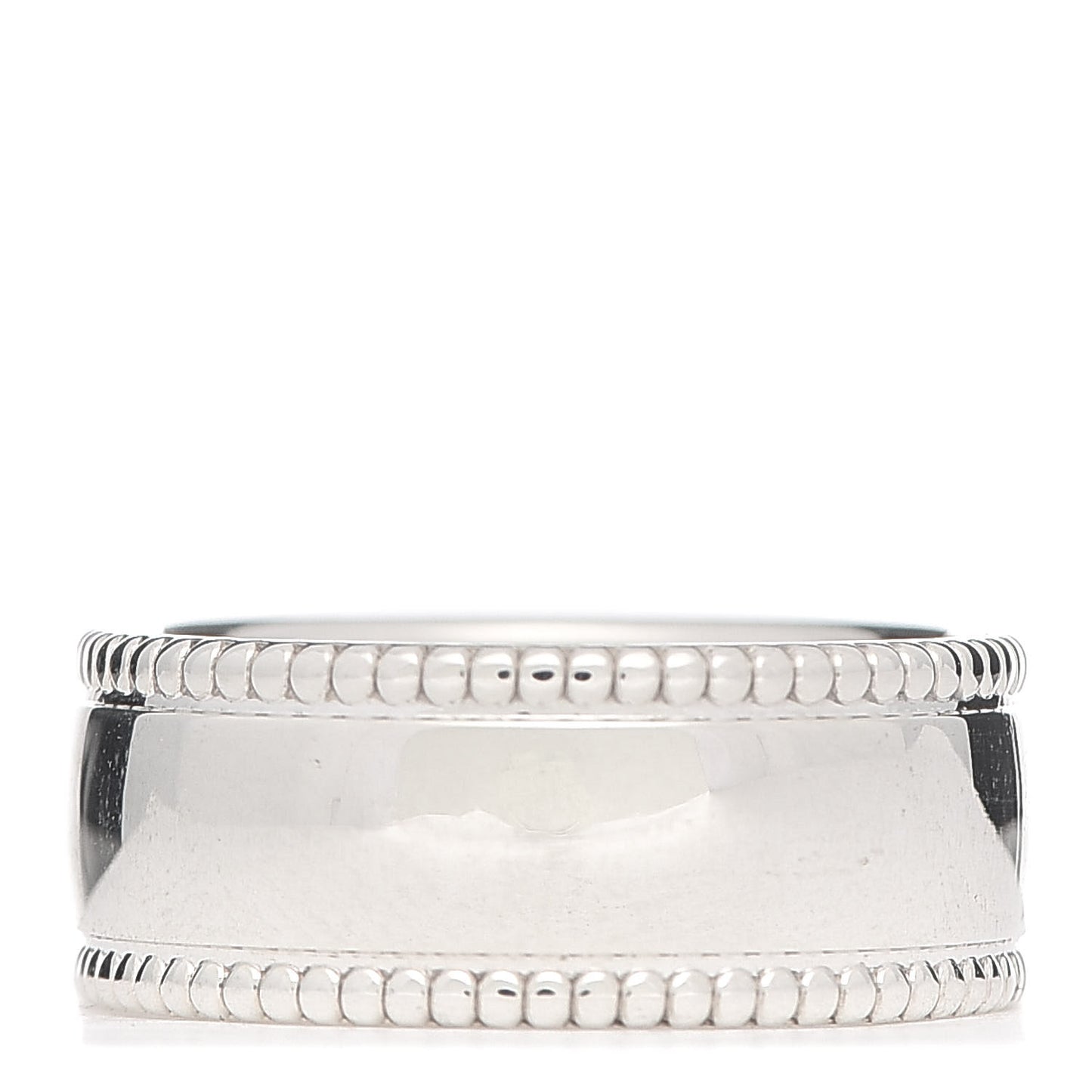 Sterling Silver Milgrain Logo Band Ring 54 6.75