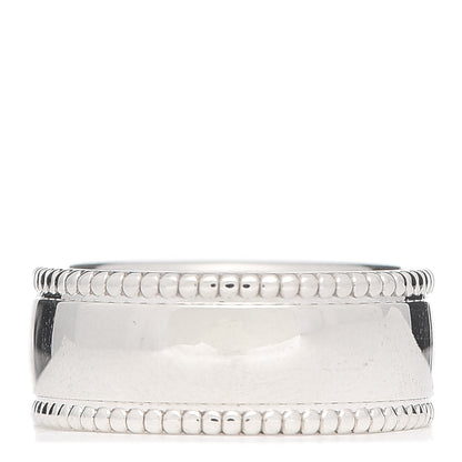 Tiffany Sterling Silver Milgrain Logo Band Ring 54 6.75 3 of 5