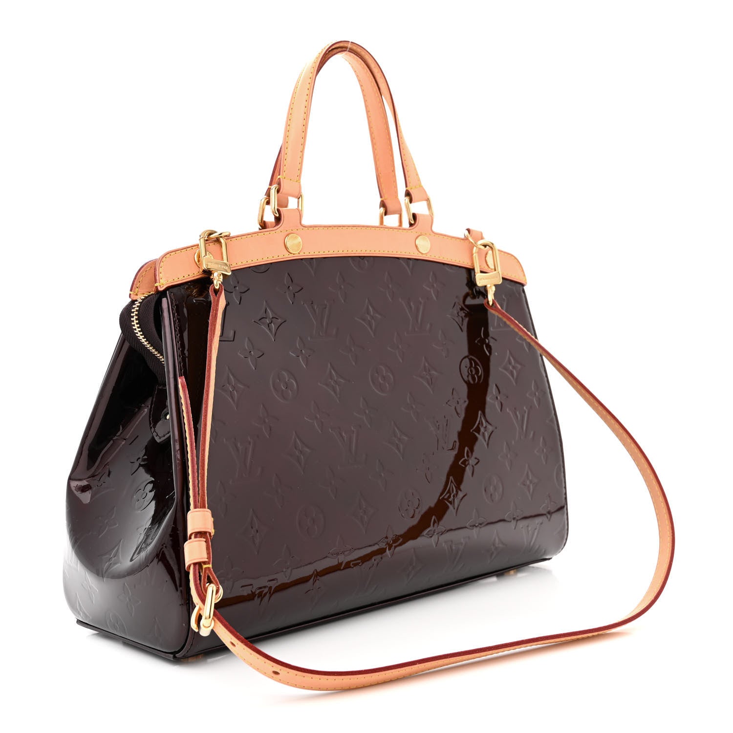 Louis Vuitton LOUIS VUITTON Vernis Brea MM Amarante 3 of 11