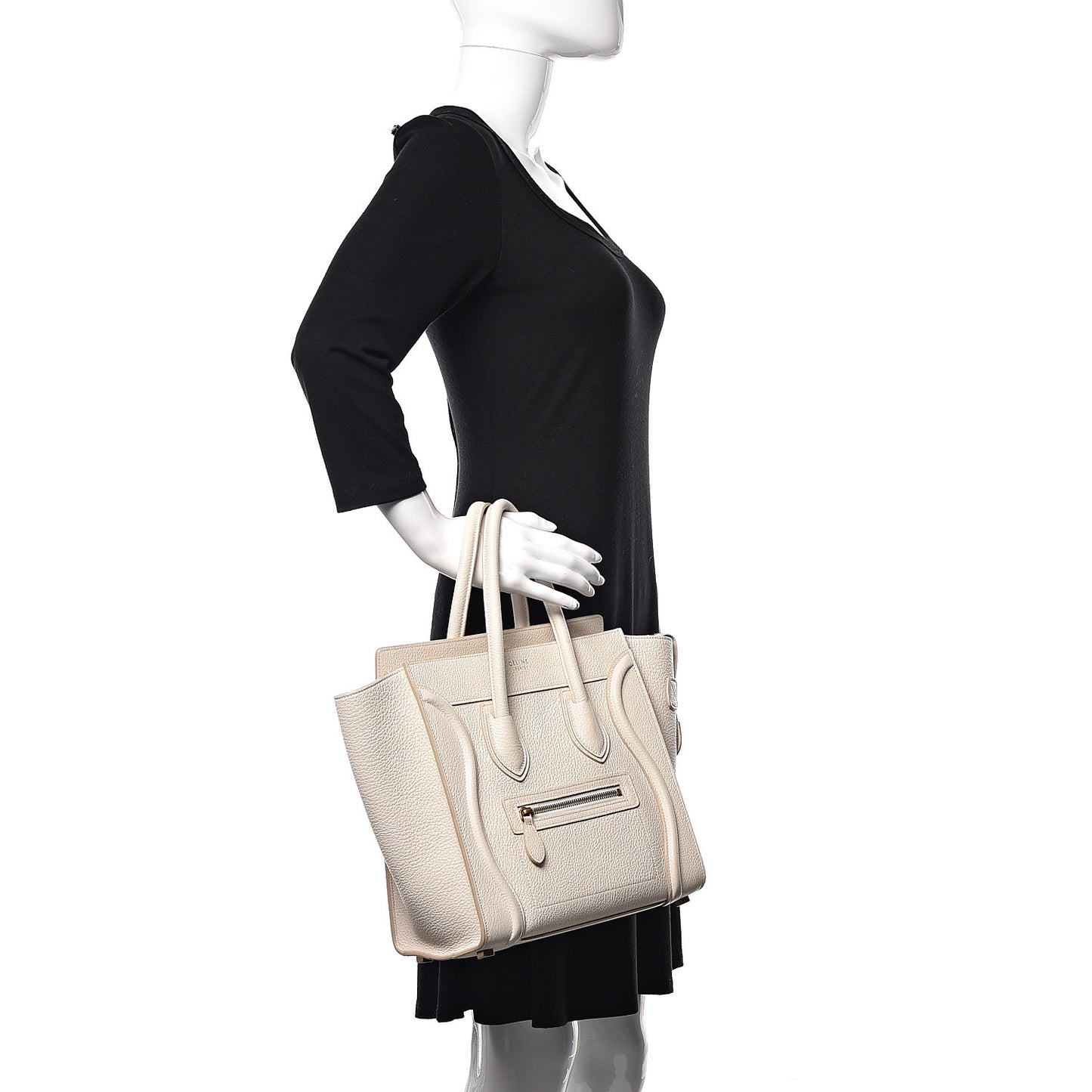 Goatskin Micro Luggage White