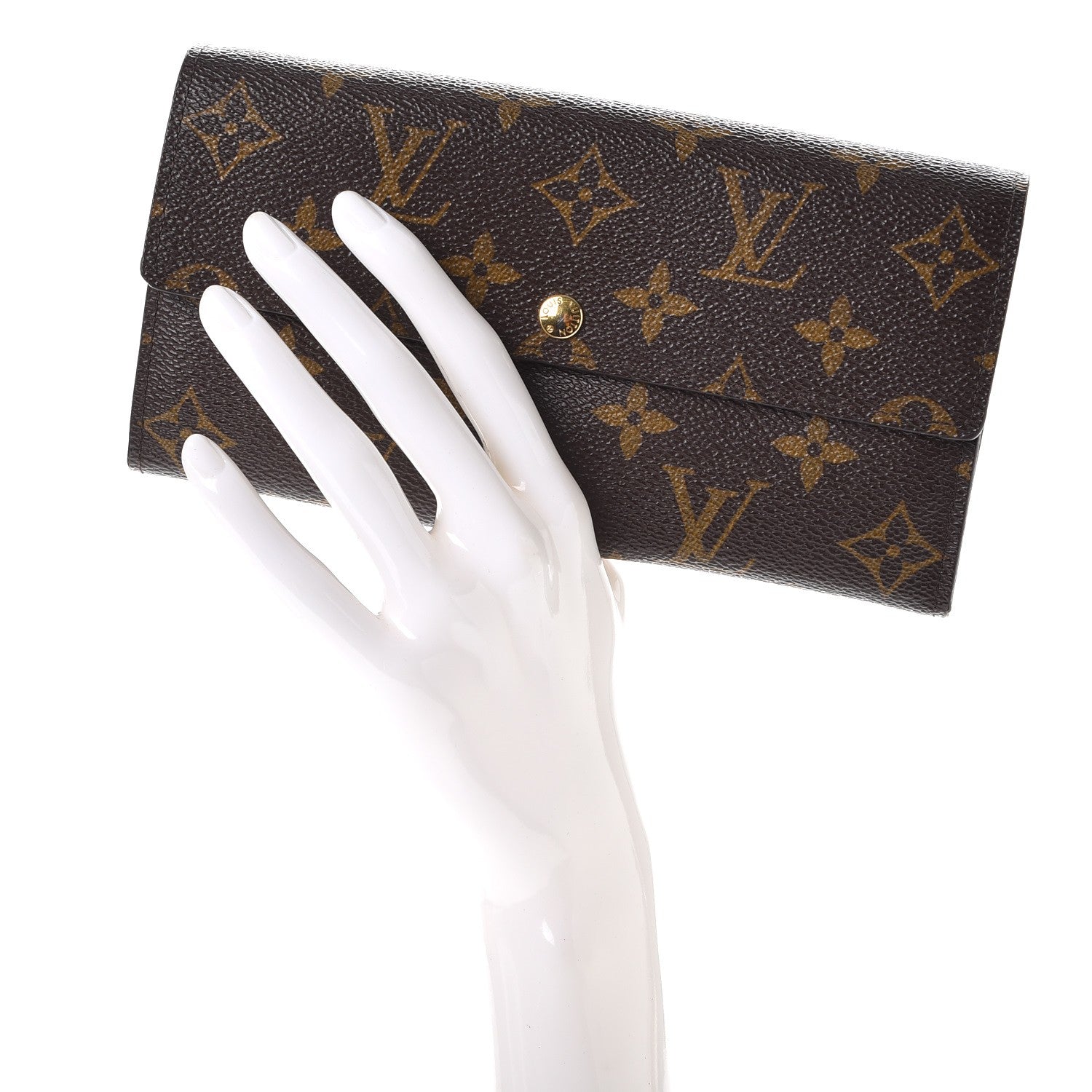 Louis Vuitton Monogram Sarah Wallet 2 of 9