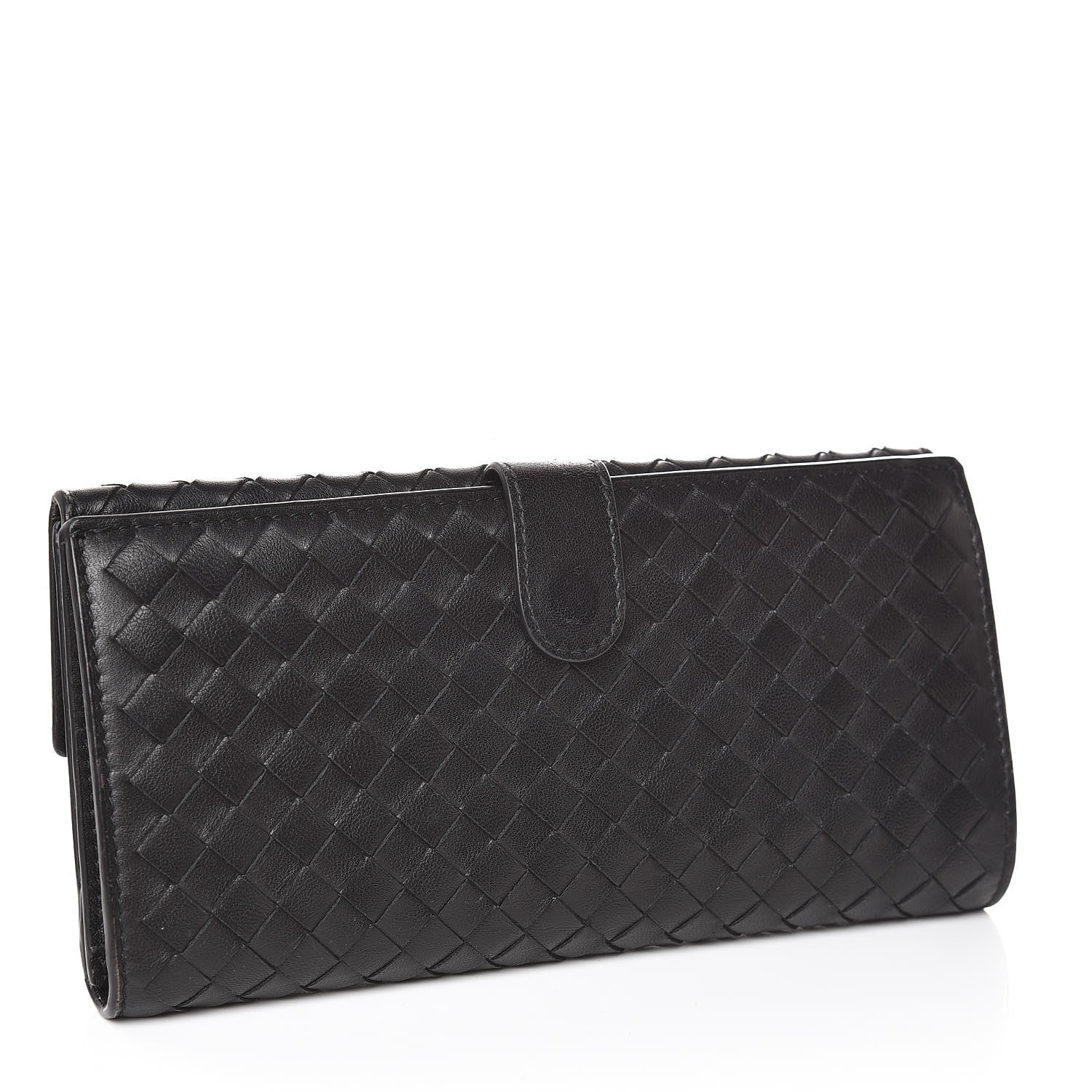 Bottega Veneta Nappa Intrecciato Continental Wallet Black 3 of 8